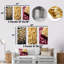 Silver Screen Popcorn Elegance I - Ensemble de 3 décorations murales en métal Popcorn-103137639