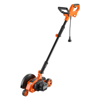 8-Inch Blade Length, Lawn Edger, 12 Amp Electric Edger Lawn Tool With 4000 Rpm & 3-Position Blade Depth, 65 Mn Steel Blade, Pivoting Handle & Dual Wheels, For Lawns, Driveways, Yards & Sidewalk Edges