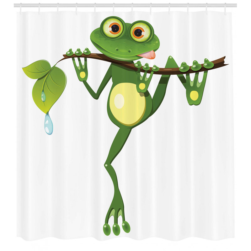 Shower Curtain with Hooks Included, 70" H x 69" W
