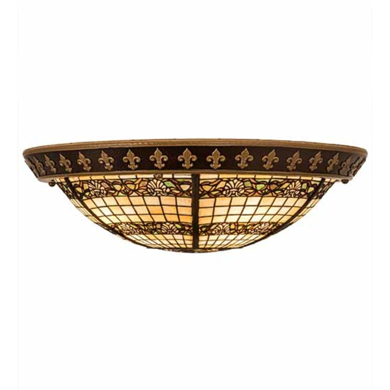 Shell and Ribbon 4 - Light Flush Mount