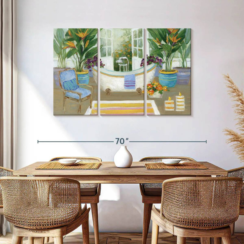 Kerrick Tropical Island Spa I, 36" H x 57" W