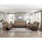 Plush Comt Motion Sofa  Microfiber Upholstered Solid Wood Frame  Furniture 1Pc Dual Reclining Sofa Plush Arms