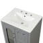 Ensemble de meuble-lavabo avec lavabo, deux tiroirs et porte Defelice-915771044