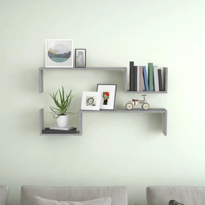 Luvia 2 Piece Floating Shelf