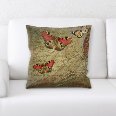 Housse et insert de coussin carré pour carte de vœux