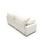 Canapé modulaire surdimensionné 3 pièces confortable, un canapé simple et un canapé 2 places et un canapé 3 places, canapé en velours côtelé beige-130896310