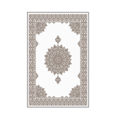 Antibacterial Hall Carpet, 39.4 x 59.1 inches | 100% Polyester, 0.4 in Pile Height, Non-Slip PVC Felt Dot Underside | Machine Washable, 3D Digital Printing, Durable & Stylish for Modern Home Décor