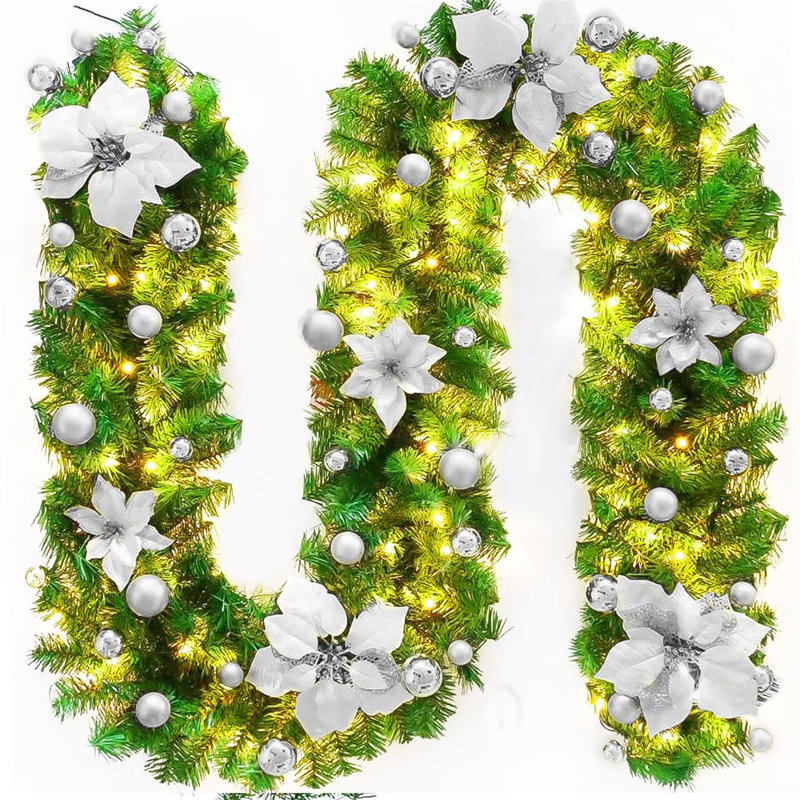 30cm Lighted Garland with Lights