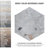 Recycle Hex 8.5" x 10" Porcelain Stone Look Wall & Floor Tile
