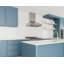 36in Pro Wall Chimney Hood Ss Rounded Lip 600/395 Cfm