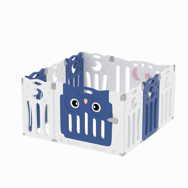 Hoglund Safety Gate, Blue/White