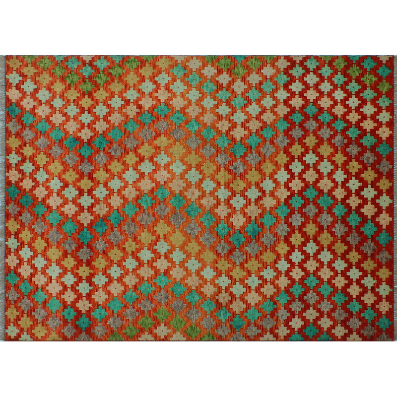 Keilen One-of-a-Kind 4'7 x 6'3 New Age Rectangle Wool Area Rug