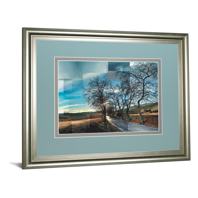 Art mural sentier Pénédès - 34 po x 40 po - cadre argenté