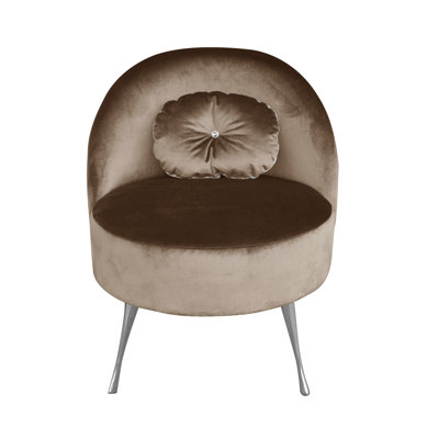 Glamour Velvet Accent Chair