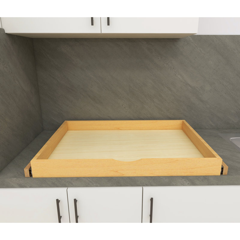 Tiroirs coulissants pour montage latéral d'armoires, plateau coulissant pour garde-manger Daiona, L 33 po