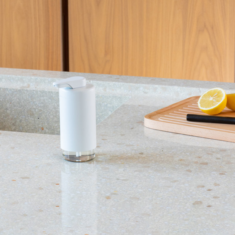 Distributeur de savon de style évier Brabantia, Minéral blanc frais