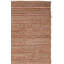 Tapis géométrique en jute et en coton tissé à plat de couleur naturelle Iffath-689335224