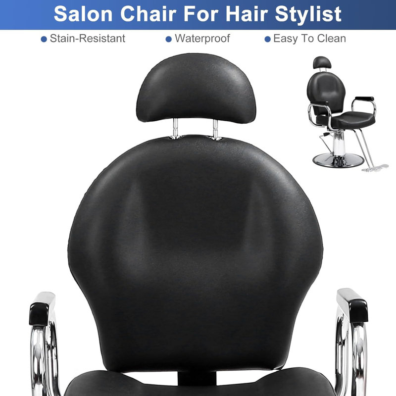 Faux Leather Salon Styling Chair