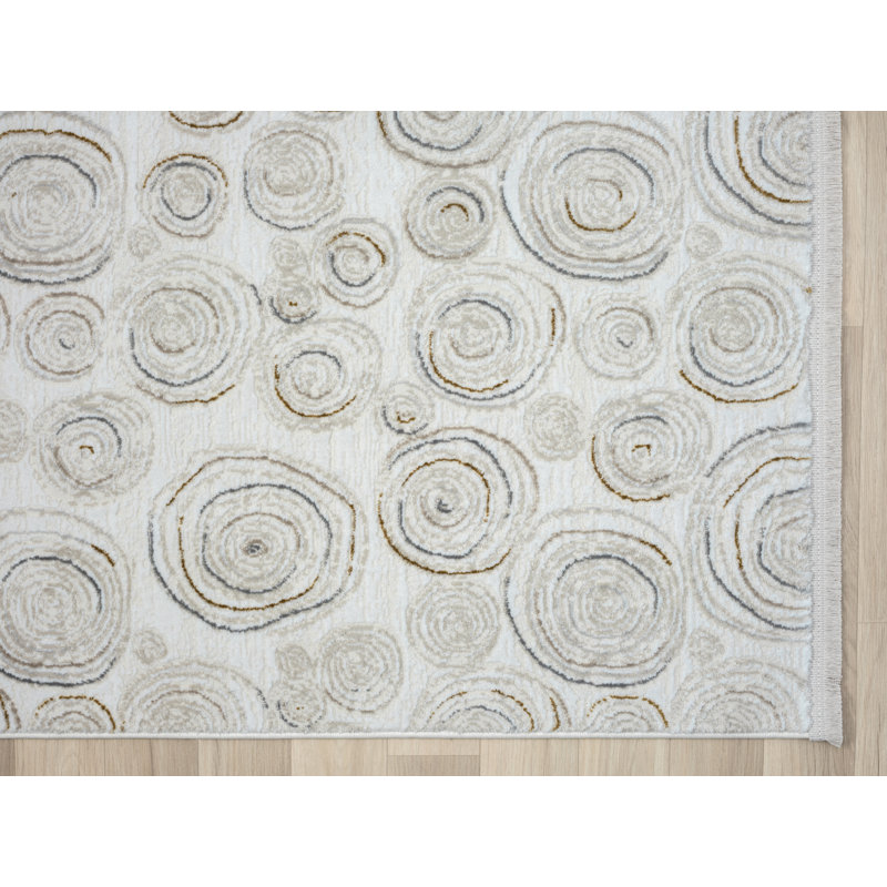 Penelope Cream Rug, Rectangle 80 x 150cm