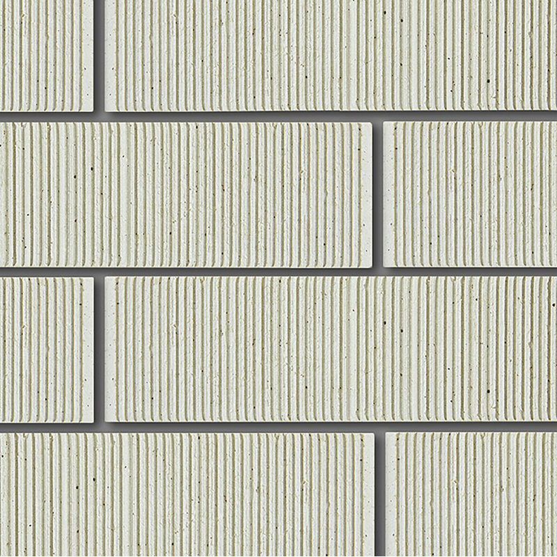 Hikkaki Singular Tile, White