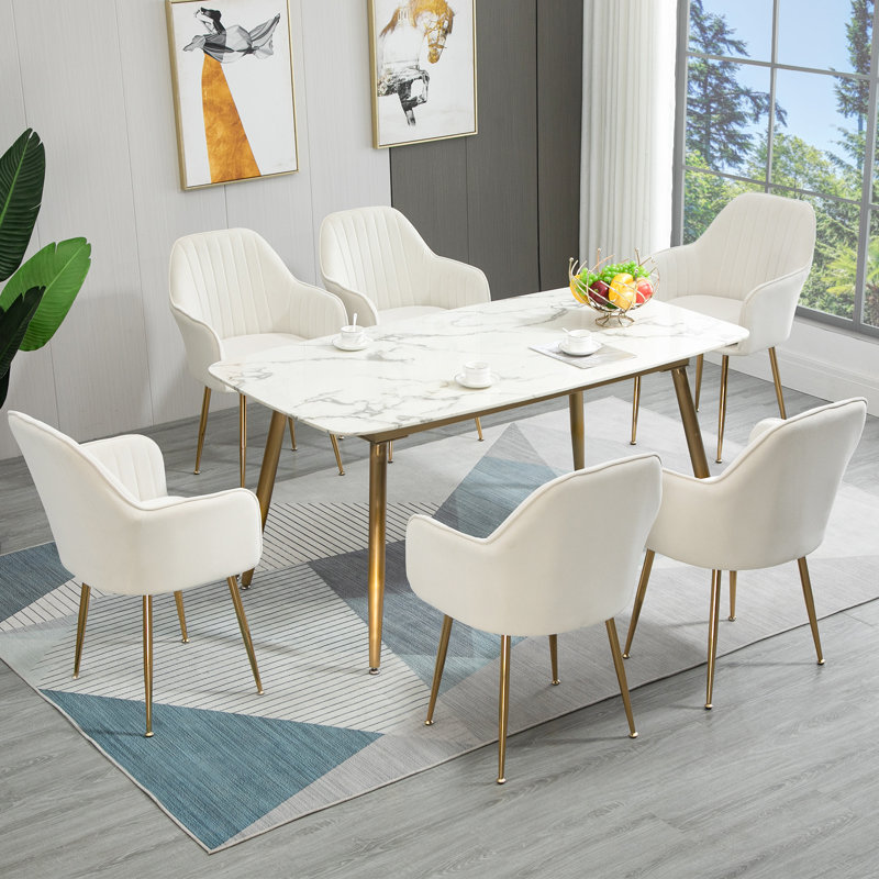 Alany 19.3'' H Cotton Blend Upholstered Armchair, Beige