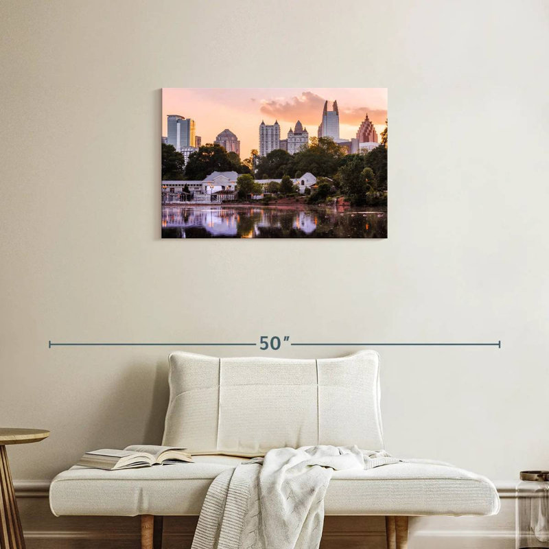 Sebbie Piedmont Park Sunset, 20" H x 30" W