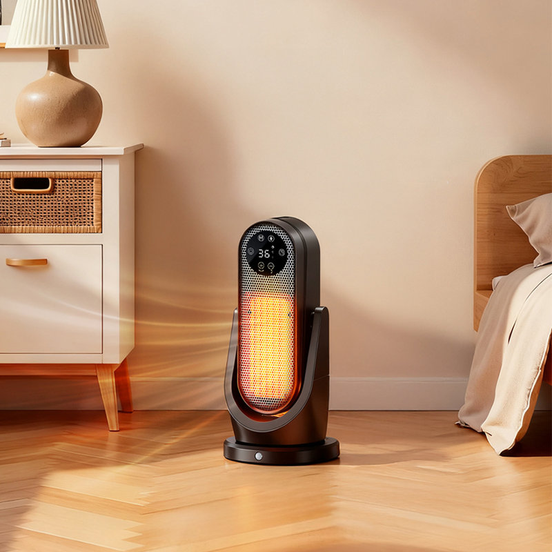 Living And Home 1500 Watt 5118 BTU Electric Panel Space Heater with Adjustable Thermostat and with Digital Display