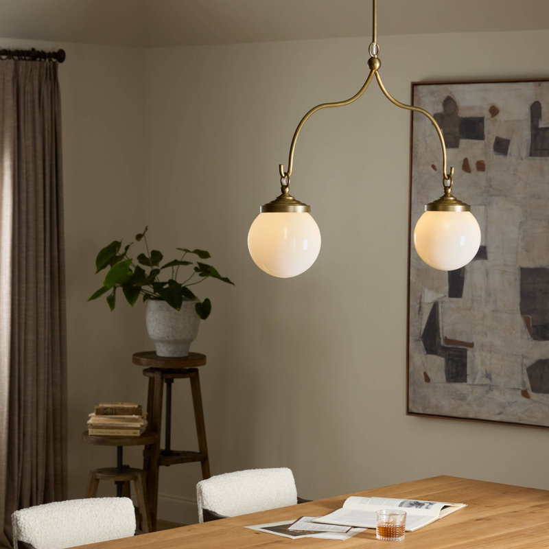 Lustre Cherise - Laiton vieilli fer