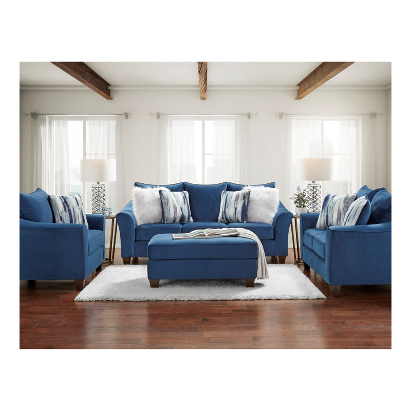 Fabric Pillowback Sofa