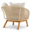 Trinity Outdoor Teak Lounge Chair