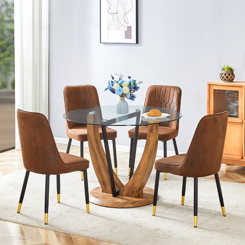 Round Dining Table Set, 5