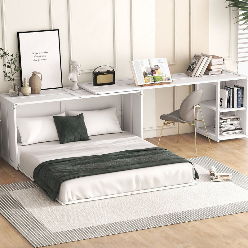 Lit escamotable avec bureau rotatif Murphy