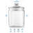 Glass Jar - Set of 2
