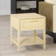 Nadine 40cm W Manufactured Wood Bedside Table