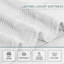 Ensemble de serviettes de bain 100% coton 100% coton zéro torsion Robbs Home Weavers 500GSM, 16 po x 24 po (24) (24 serviettes à main), blanc-130204312-130204319