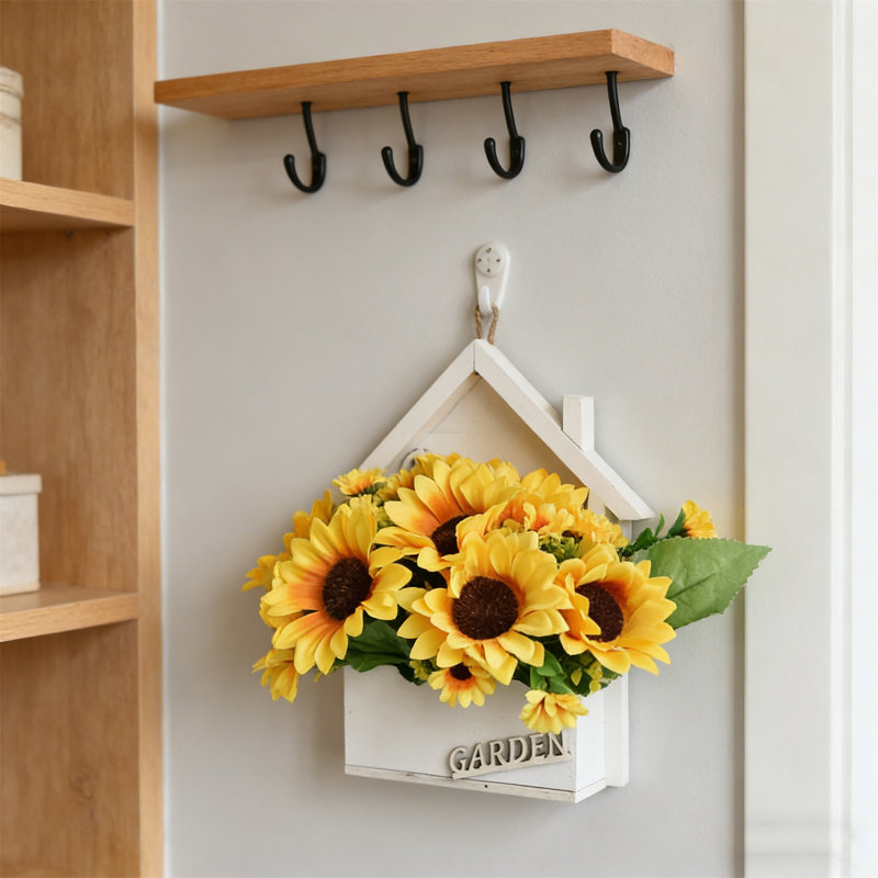 Wall-Mounted Artificial Flower