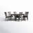 Katarina Extendable Four Leg Dining Set