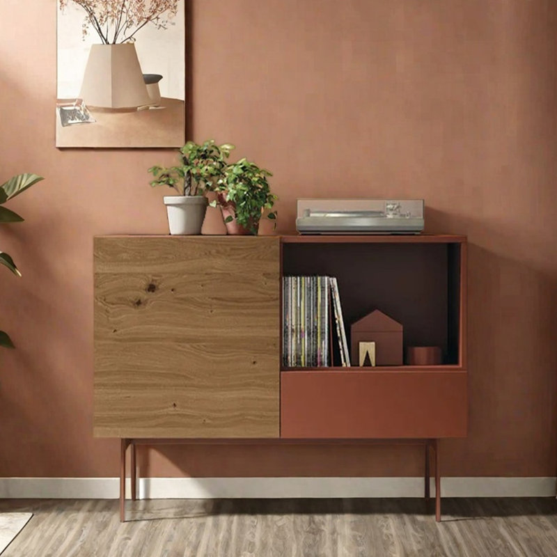 Scandinavian Creative Entryway Cabinet, 33.5" H x 47.2" W x 15.7" D