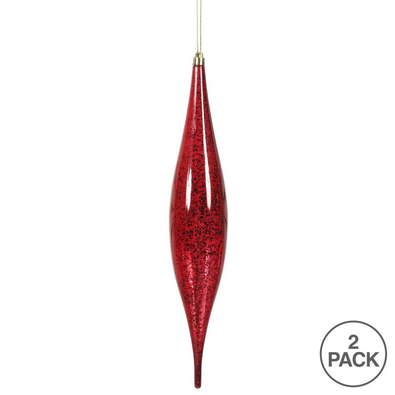 Ornement de Noël 13 "Mercury Rain Drop, Vin
