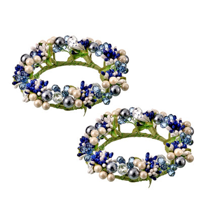6" Bloomsbury Acrylic/ Berry Candle Ring