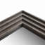 1 miroir rectangulaire en bois gris PCS