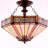 Alicemarie Glass Semi Flush Mount