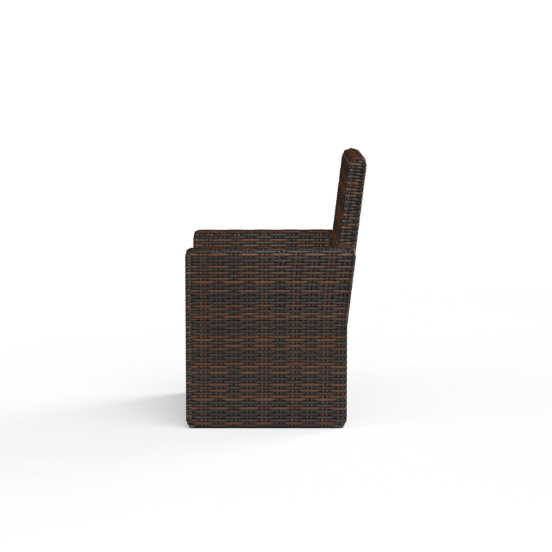 Naomie Patio Dining Chair with Sunbrella® Cushion, Canvas Flax Sunbrella® Canvas