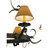 Laramie Steel Handcrafted Oval Chandelier Pot Rack