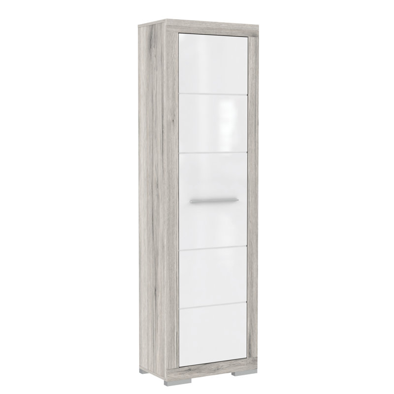 Anwen 1 Door Manufactured Wood Wardrobe