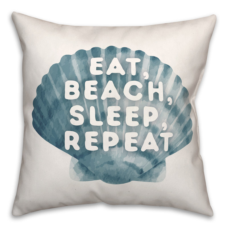Reversible Throw Pillow, 18" x 18"