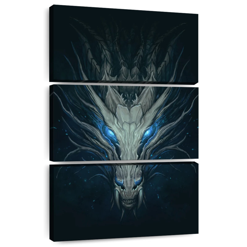 Kelan Blue Eyed Dragon, 32" H x 20" W
