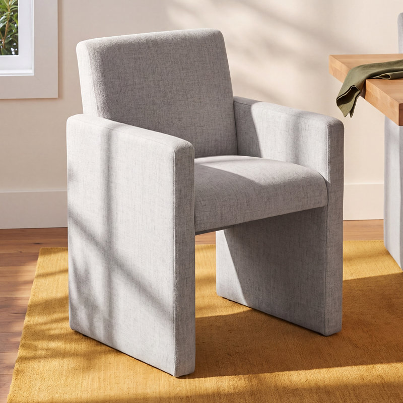 Dashwood 26" W Dining Chair, Light Gray