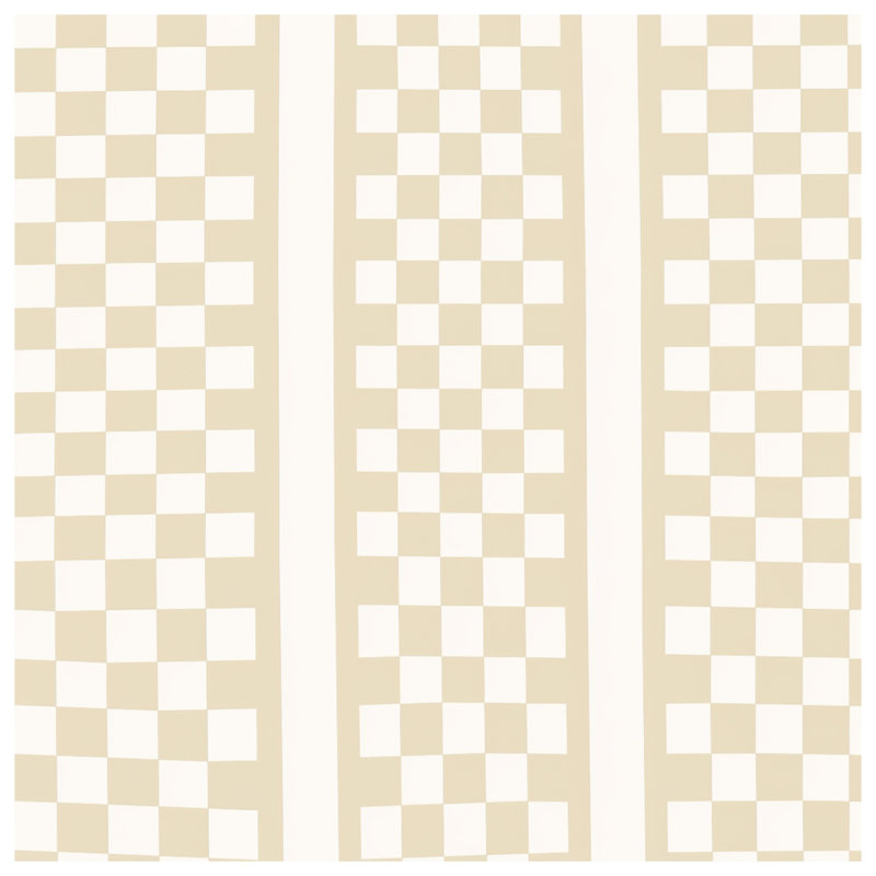 Housses de couette à carreaux beige, Twin