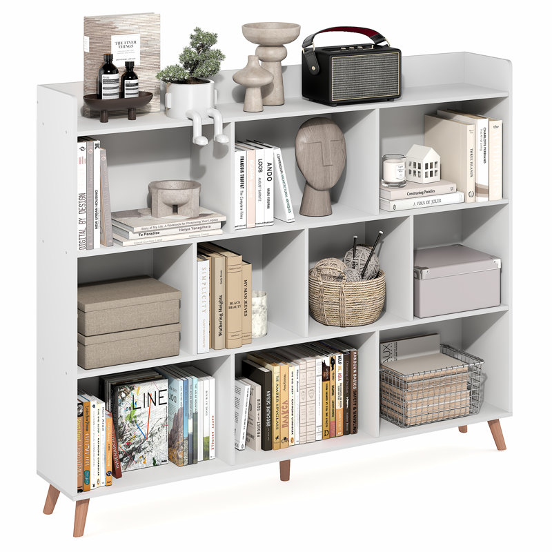 116.99cm H x 140cm W Etagere Bookcase